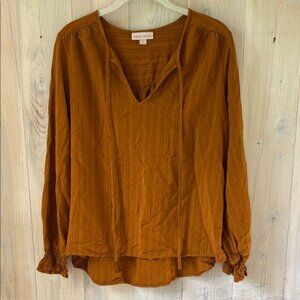 Knox Rose Peasant Blouse Size M